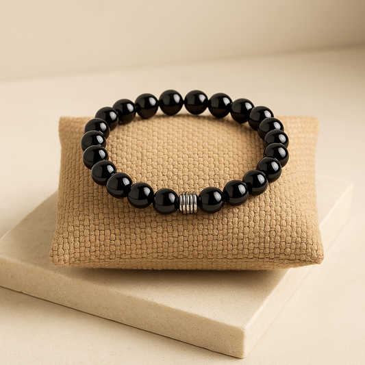 Obsidyen Taşı Bileklik